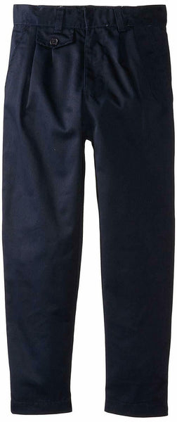 Genuine Uniforms Children's Apparel Boys' Uniform Twill Pant, Navy, 6X