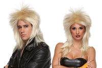 Characters Long Rocker Synthetic Wig Mixed Blonde