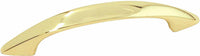 Ultra Hardware 59145 Traditions High Density Zinc Pull Handle, Polished Brass