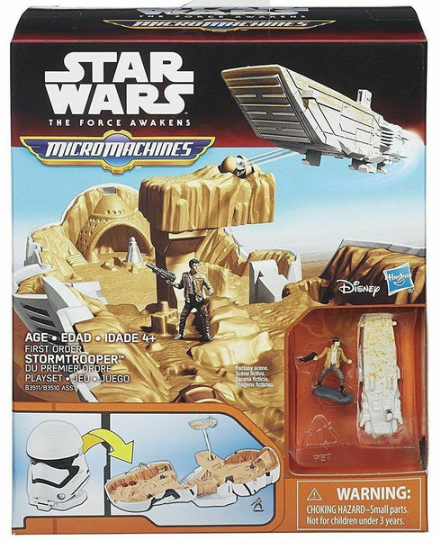 Hasbro Micro Machines Playset Star Wars First Order Stormtrooper / New