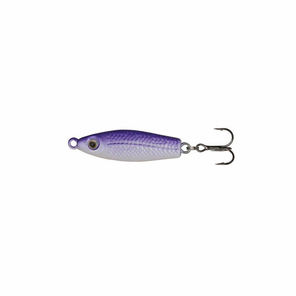 Johnson Rattling' Scout Spoon Ice, Purple Pearl, 3/8 Oz