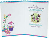 Hallmark Disney Easter Card for Grandparents from Kids (Mickey Mouse and Minnie)