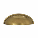 Amerock BP53019BB Cup Pulls 2-1/2 in (64 mm) Center-to-Center Burnished Brass