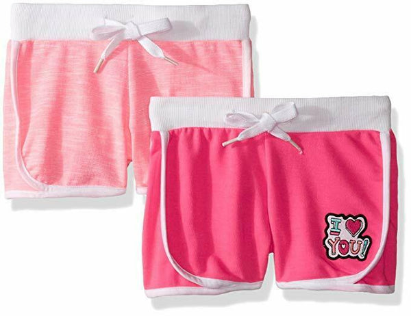 Limited Too Girls' 2 Pack Short, 3063 Multi, 14/16
