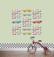 Wall Pops WPB0609 Rally Racers Blox Wall Decals