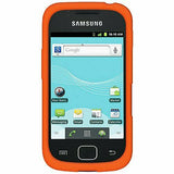 Amzer Silicone Jelly Skin Case Cover for Samsung Repp SCH-R680 Orange