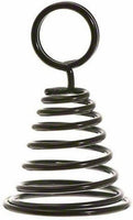 American Metalcraft SNB2 3" Black Chrome Spiral Number Holder