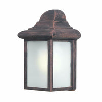 Woodbridge Lighting Energy Saving 1-Light Outdoor Wall Sconce Powder Coat