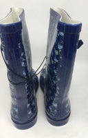 Unbranded Women’s Rain Boot, Blue Printed, 9/10