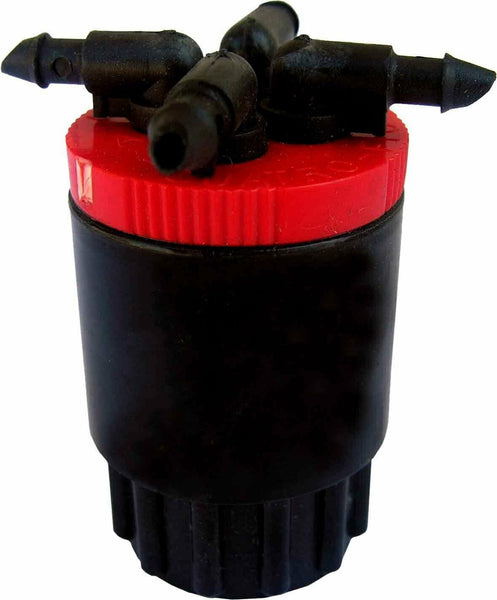 10 Gallon Per Hour 4-Outlet Drip Bubbler 1/2 Pipe Thread Inlet