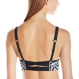 ASICS Women's Adjust Bra, Maze Print, X-Small