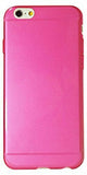 Exian Flexible Cell Phone Case for iPhone 6 Plus Hot Pink