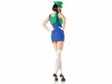 BeWicked Sexy Miss Luigi Costume, L/XL