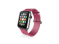 Adult iPM Genuine Leather Replacement Band For Apple Watch, Red, 42mm