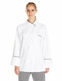 Uncommon Threads Women's San Marco, White/Black Piping, XS