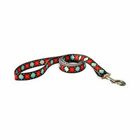 Yellow Dog Design Lead, 3/8-Inch by 60-Inch, Red Argyle