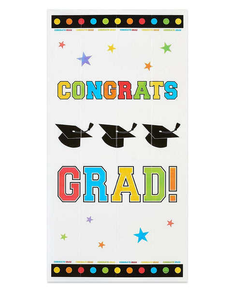 American Greetings Congrats Grad Door Cover Decoration, Multicolor