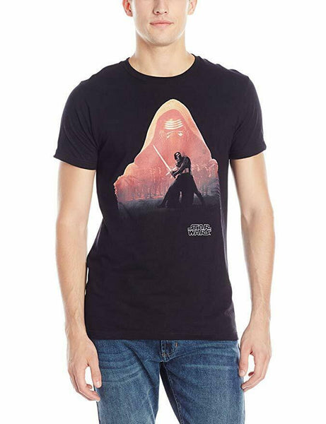 Star Wars Men's The Force Awakens Kylo Ren Trooper Army Battle Logo T-Shirt Lrg