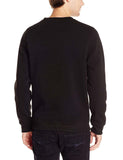 Akademiks Men's Tremont Quilted Cire Pullover Shirt, Chips Black, XL