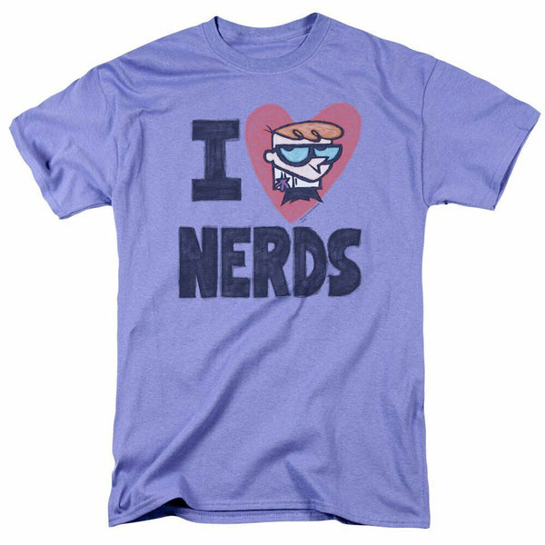 Trevco Men's Dexter's Laboratory Genius T-Shirt, Lavender, Medium