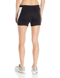 ASICS Women's Chaser Compression Shorts, Black/White, XS