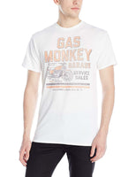 Gas Monkey Men's Authorized Dealer T-Shirt, White, Small