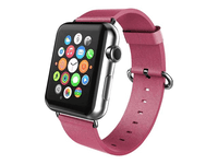 Adult iPM Genuine Leather Replacement Band For Apple Watch, Red, 42mm