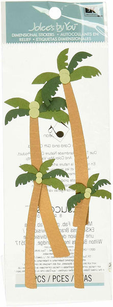 Jolee's By You Dimensional Sticker, Coconut Palm