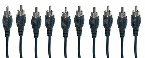 5 pack, 12 Feet RCA Audio/Video Male to Male Cable, CNE461446