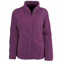 White Sierra Cozy Fleece Jacket Ii, Dark Purple, 1X