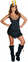 Dreamgirl Women's Reservation Royalty Dress, Black, Medium