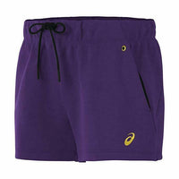 ASICS Women's Fleece Shorts, Parachute Purple, Med