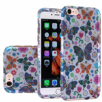 HR Wireless Cell Phone Case for Apple iPhone 6/6S Colorful Butterfly Flower