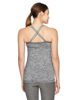 Women's NX2SKN Strappy Tank Top, Heather Castle Rock/Black, X-Large