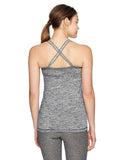 Women's NX2SKN Strappy Tank Top, Heather Castle Rock/Black, X-Large