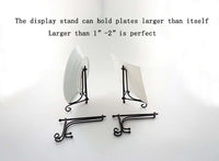 (2 pack)Iron Display Stand, 4 Inch