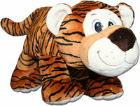Anico Collectible Plush Toy Laying Down, Stuffed Animal, Tiger, 13 Inches Tall