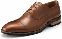 Golaiman GM02 Men's Oxford Shoes, Brown, 11