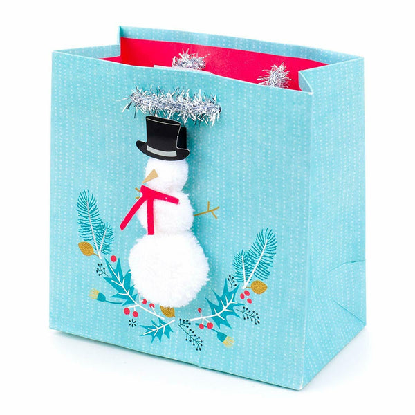 Hallmark Signature Holiday Small Gift Bag (Snowman)