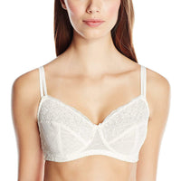amoena 43930 Angelique Non-Wired Mastectomy Bra, Off White, Size 32B