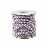 Homeford Firefly Imports Twisted Cord Rope 2-Ply, 3mm, 25 Yards, Pastel Lavender