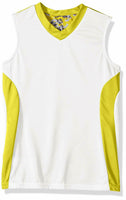 Augusta Sportswear Boys Hook Shot Reversible Jersey, Power Yellow Digi, Medium
