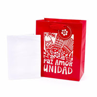 Hallmark VIDA Medium Christmas Gift Bag with Tissue Paper and Spanish Lettering
