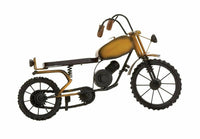 Deco 79 Metal Wood Motorcycle, 16 by 10-Inch