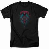 Trevco Men's Batman Classic Logo T-Shirt, Nocturn Black, Medium