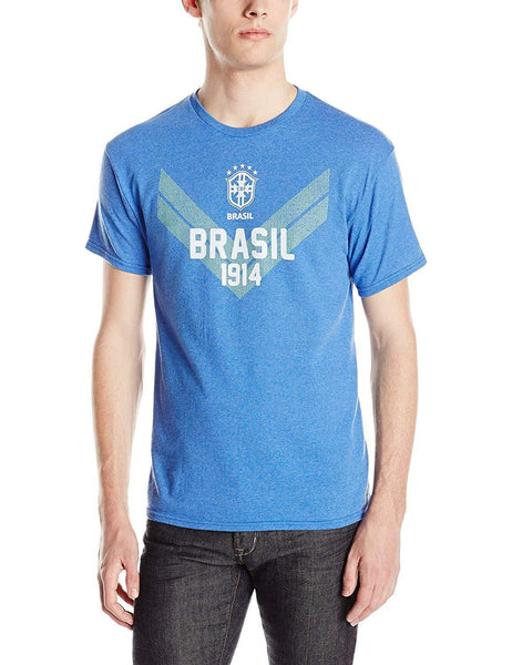 Fifth Sun Men's Brazil Veline T-Shirt, Royal Heather, XL