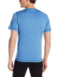 ASICS Men's Hot Shot Heathered Training Shirt, New Blue Heather, XX-Large