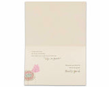 American Greetings Floral Birthday Card Life is Good with Flocking
