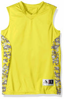 Augusta Sportswear Boys Hook Shot Reversible Jersey, Power Yellow Digi, Medium