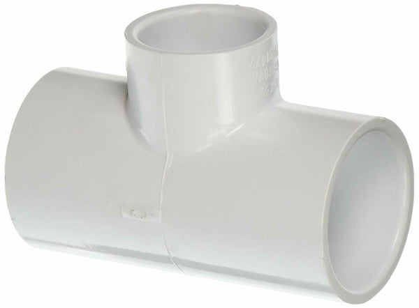 Genova Products 31477 1" X 1" X 3/4" PVC Sch. 40 Reducing Tee